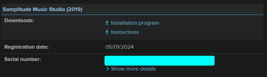 MAGIX Samplitude Music Studio (2019)